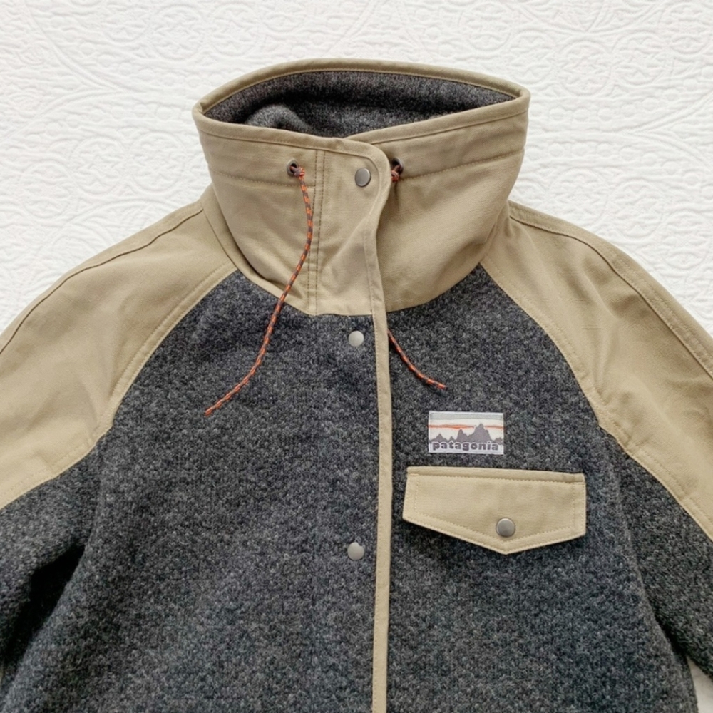 🔥RARE🔥 Patagonia Reclaimed Wool Parka Forge Gray Limited Edition 40th - Picture 7 of 16